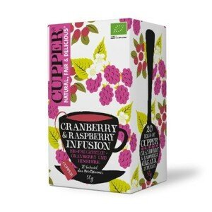 Cupper BIO čaj Cranberry & Raspberry 20 n.s.