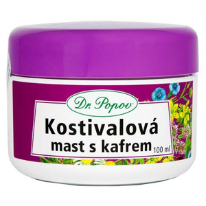 Dr.Popov Kostivalová mast s kafrem 100ml - II. jakost