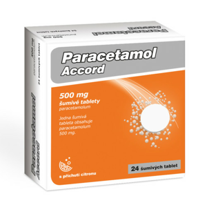 PARACETAMOL ACCORD 500MG šumivá tableta 24