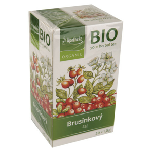 Apotheke BIO Brusinkový ovocný čaj 20x1.8g - II. jakost