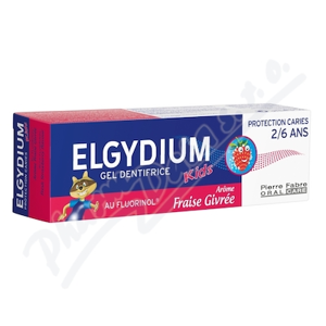 ELGYDIUM Kids zub.pasta gel 2-6let 50ml jahoda - II. jakost