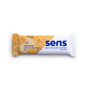 SENS Protein.tyč.cvrččí mouka Tm.čoko+pomeranč 40g