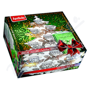 Apotheke kolekce prémiov.čajů vánoční+herbář 90x2g