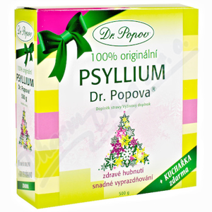 Dr.Popov Psyllium indické rozpustná vláknina 500g Vánoční