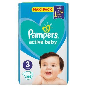 Pampers Active Baby 3 Midi 6-10kg 66ks