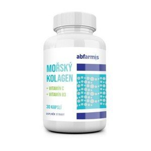 Abfarmis Mořský kolagen + Vitamin C + Vitamin B3 30 kapslí