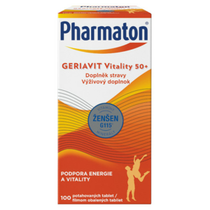 Pharmaton Geriavit Vitality 50+ tbl.100 - II.jakost