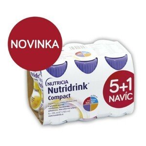 NUTRIDRINK COMPACT 5+1 perorální roztok 6X125ML