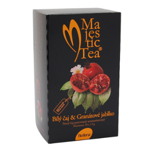 Čaj Majestic Tea Bílý čaj+Granát.jabl. n.s.20x1.5g - II. jakost
