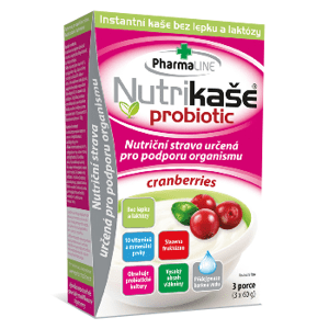 Nutrikaše probiotic cranberries 180g (3x60g) - II. jakost