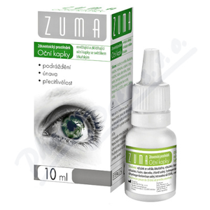 ZUMA - Oční kapky se světlíkem lékařským 10ml - II. jakost