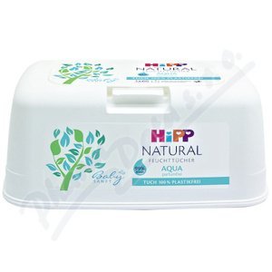 HiPP BABYSANFT Čisticí vlhčené ubrousky AQUA 60ks + BOX
