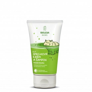 WELEDA 2v1 sprchový krém a šampon Veselá limetka - II. jakost