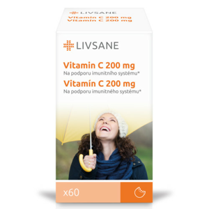 LIVSANE Vitamin C 200mg CZ tablety 60ks - II. jakost