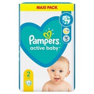 Pampers Active Baby 2 plenk.kalhotky 4-8kg 72ks