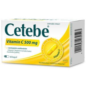 Cetebe vitamin C 500mg cps.60 - II. jakost