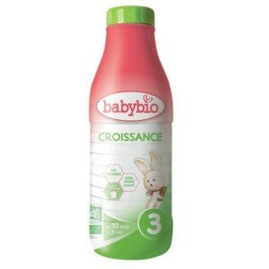 BABYBIO Croissance 3 tekuté batolecí kojenecké bio mléko 1 l