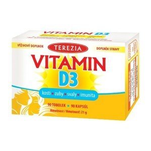 TEREZIA Vitamín D3 1000 IU tob.90 - II. jakost