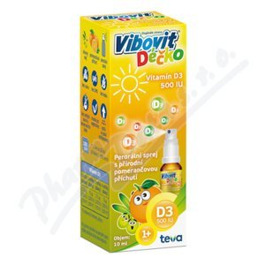 Vibovit Déčko vitamin D3 500IU sprej 10ml