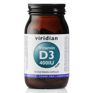 Viridian Vitamin D3 400IU cps.90