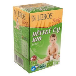 LEROS BABY BIO Dětský čaj bylinný n.s.20x2g - II. jakost