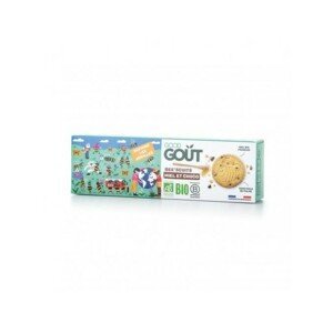 Good Gout Sušenky+med+kousky čokolády BIO 100g 3R