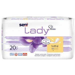SENI LADY SLIM MINI inkontinenční vložky pro ženy, 20 ks, 9,5 x 20,5 c