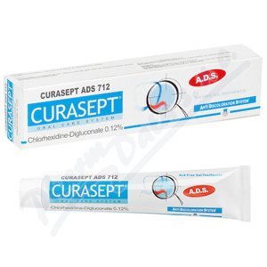 CURASEPT ADS 712 gelová zubní pasta 0.12%CHX 75ml