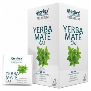 HERBEX Yerba maté čaj n.s.20x1.5g - II. jakost
