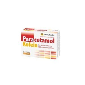 PARACETAMOL/KOFEIN DR. MÜLLER PHARMA 500MG/65MG neobalené tablety 20