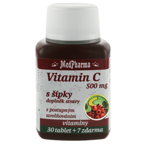 MedPharma Vitamín C 500mg s šípky tbl.37 prod.úč. - II. jakost