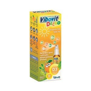 Vibovit Déčko vitamin D3 500IU sprej 10ml - II. jakost