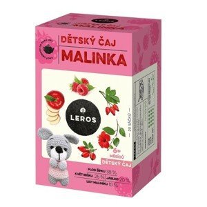 LEROS Dětský čaj Malinka 20x2g - II. jakost