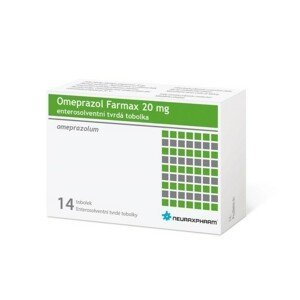 OMEPRAZOL FARMAX 20MG enterosolventní tvrdé tobolky 14