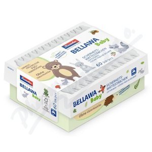 Bellawa Baby vatové tyčinky pro kojence 60 ks - II. jakost