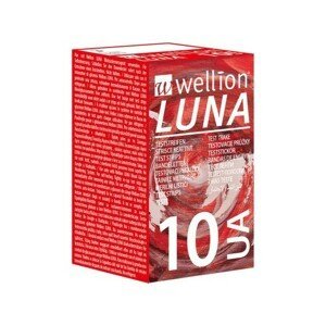 Wellion LUNA testovací proužky kyseli.močová 10ks - II. jakost
