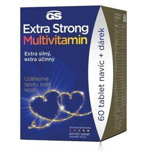 GS Extra Strong Multivitamin 60+60 tablet dárek 2022 - balení 2 ks