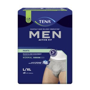 Tena Men Pants Normal Grey L/XL kalhotky absorpční natahovací