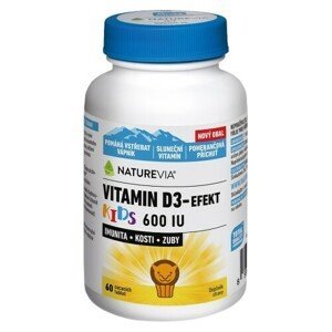 NatureVia Vitamin D3-Efekt Kids tbl.60 - II. jakost