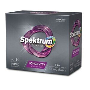 Walmark Spektrum Gummies Longevity 90+30 gummies navíc - II. jakost