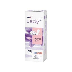 SENI LADY SLIM MICRO inkontinenční vložky pro ženy, 20 ks, 7,2 x 16,7cm - II. jakost