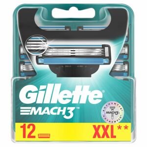 Gillette Mach3 Náhradní hlavice pro muže 12 ks