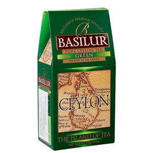 Basilur Island of Tea Ceylon Green papír 100 g