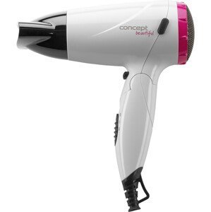 Concept Vysoušeč vlasů BEAUTIFUL 1500 W bílá + růžová VV5740