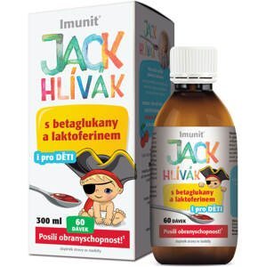 Imunit Jack Hlívák glukany + laktoferin sirup 300 ml