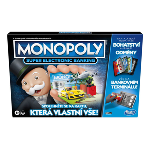 Hasbro Monopoly Super - elektronické bankovnictví