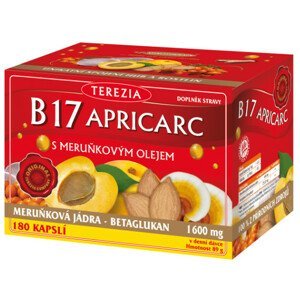 Terezia B17 Apricarc s meruňkovým olejem 180 kapslí