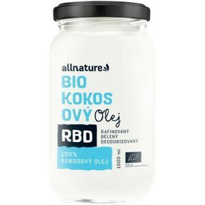Allnature RBD BIO Kokosový olej - bez vůně 1000 ml