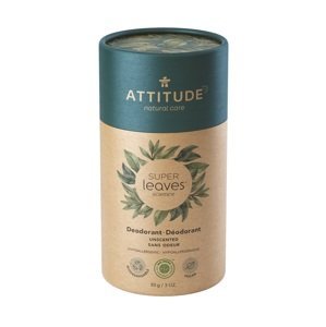 Attitude Super leaves Přírodní tuhý deodorant – bez vůně 85 g