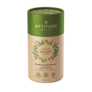 Attitude Super leaves Přírodní tuhý deodorant – olivové listy 85 g
